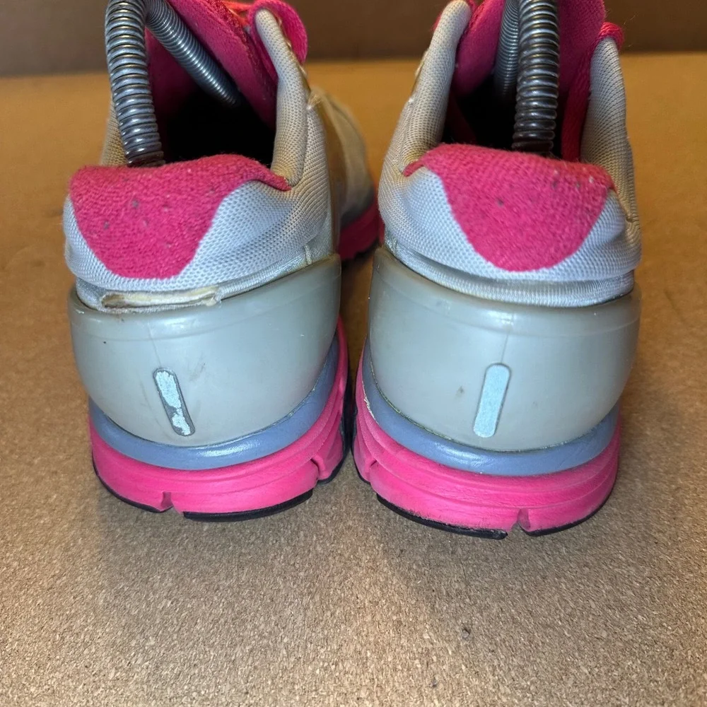 Nike Lunarglide 2 Running Shoes‎ Pink Grey 407981-006 Low Top Sneakers Size 7Y